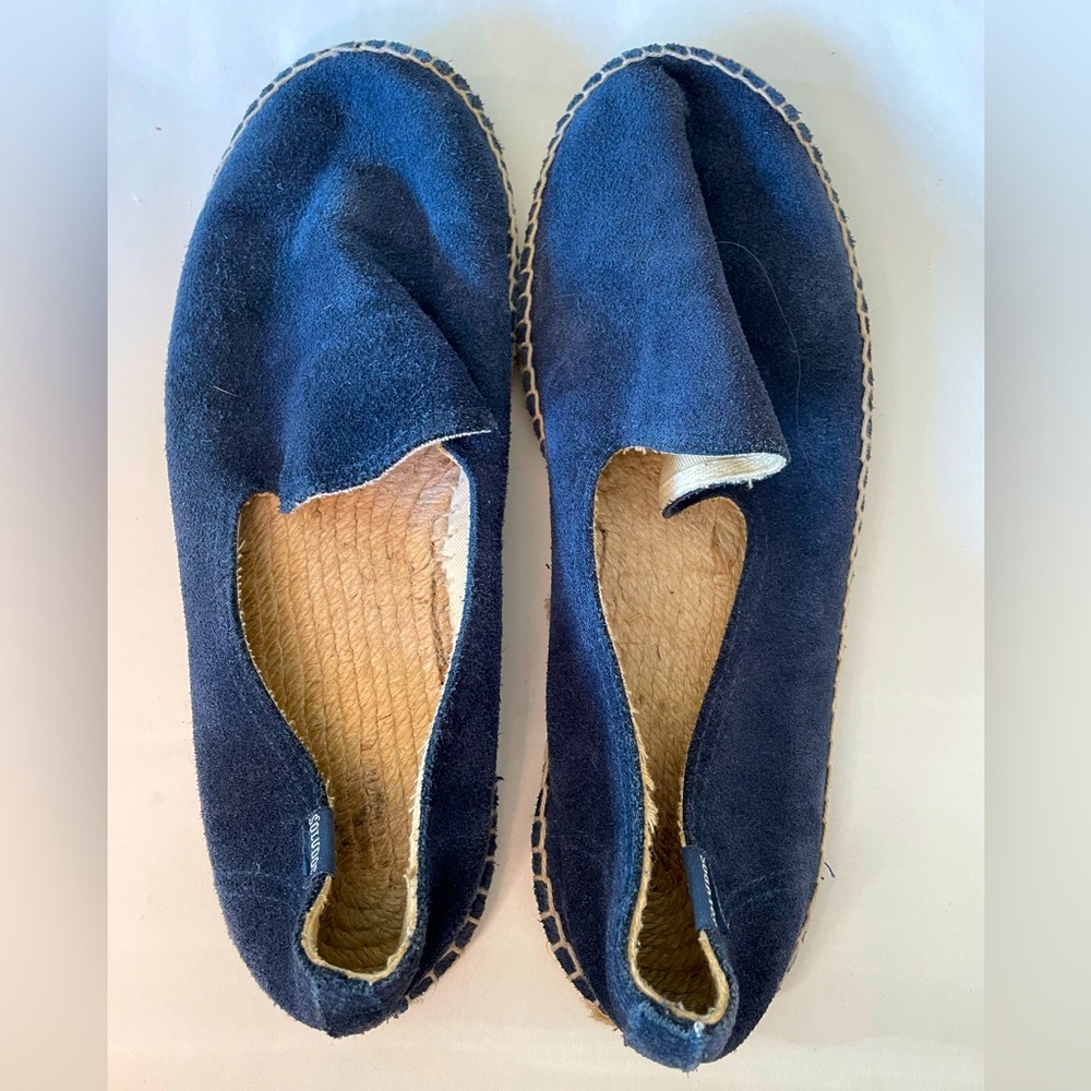 Men’s Soludos Blue suede size 10